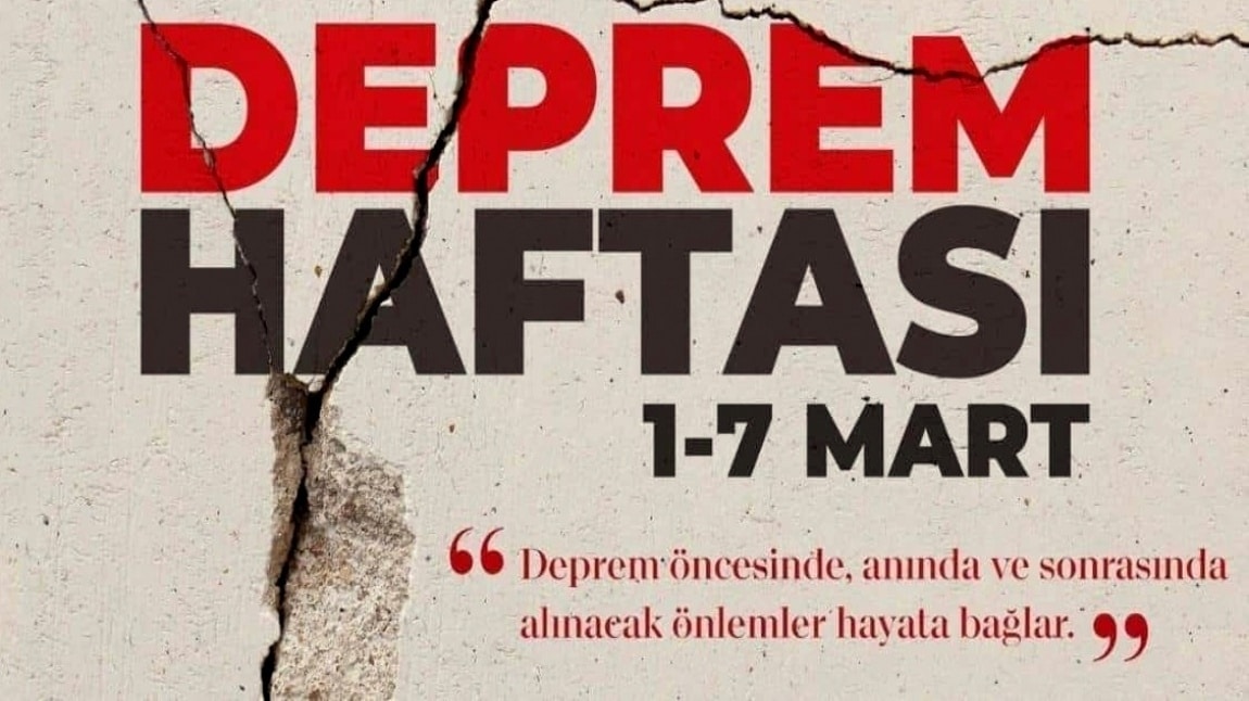 DEPREM TAHLİYE TATBİKATI YAPTIK